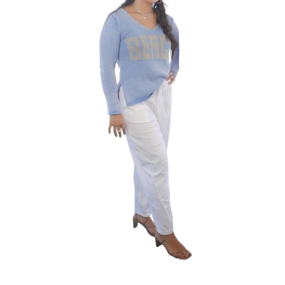 NEW TROVE beach lovers sweater in blue